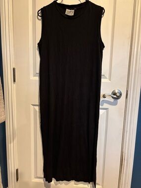 Jungmaven Sleeveless Black Maxi Dress